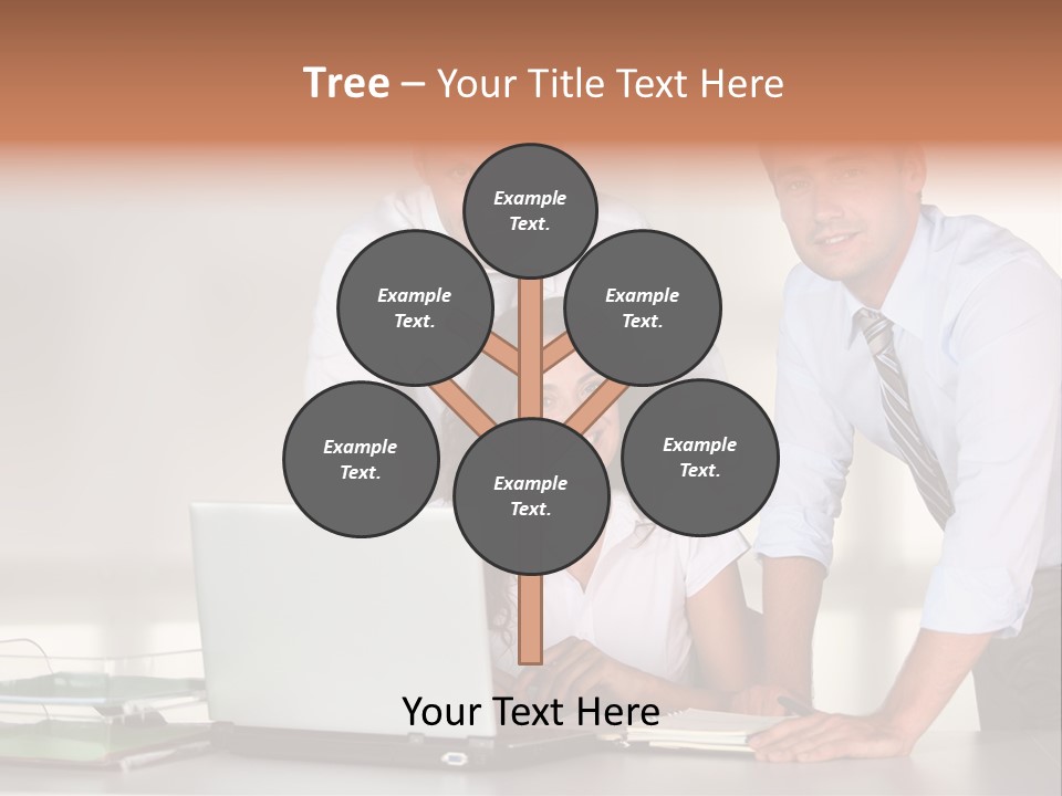 Men Adults Employees PowerPoint Template