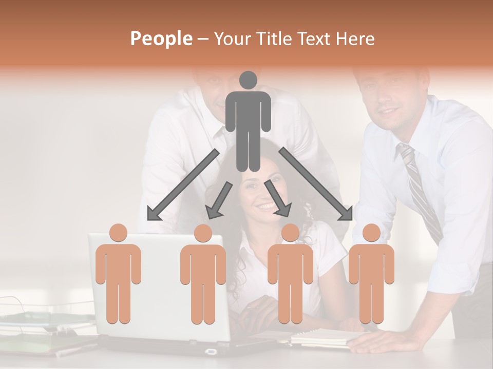 Men Adults Employees PowerPoint Template