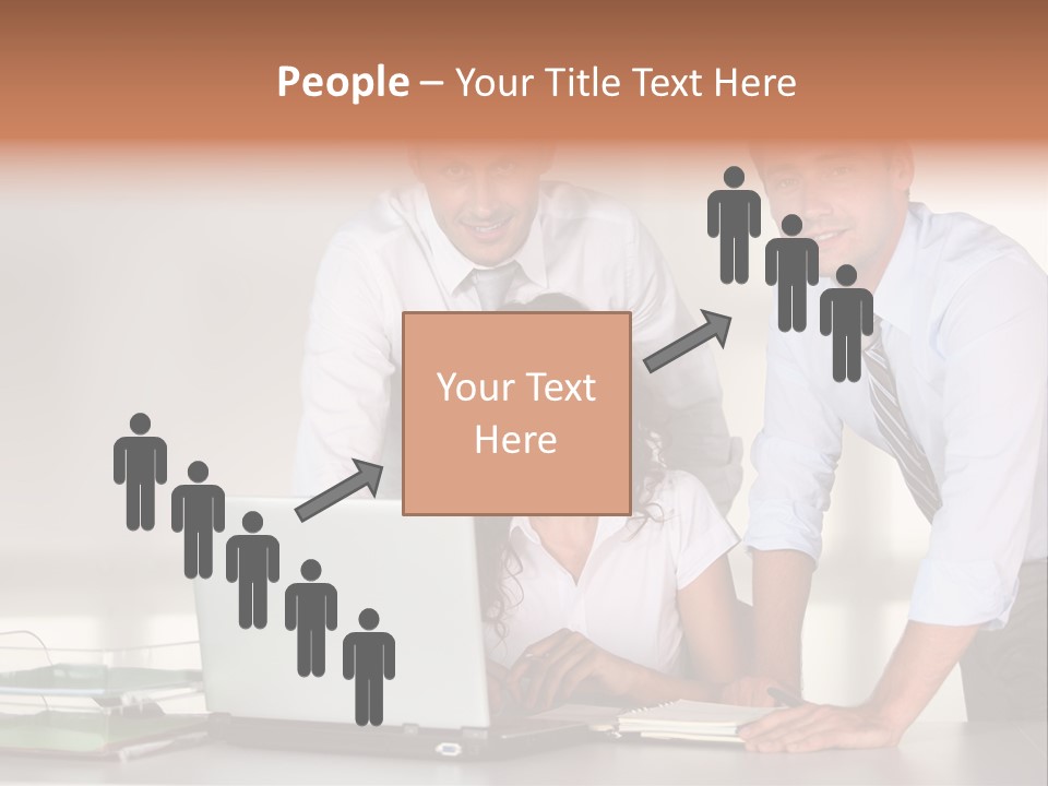 Men Adults Employees PowerPoint Template