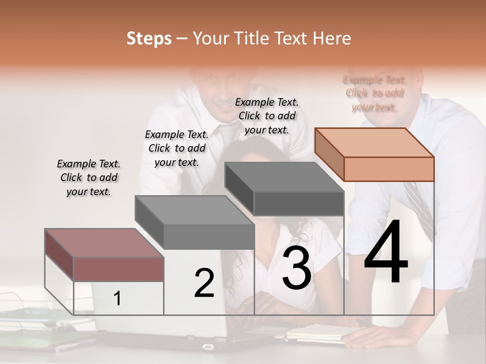 Men Adults Employees PowerPoint Template