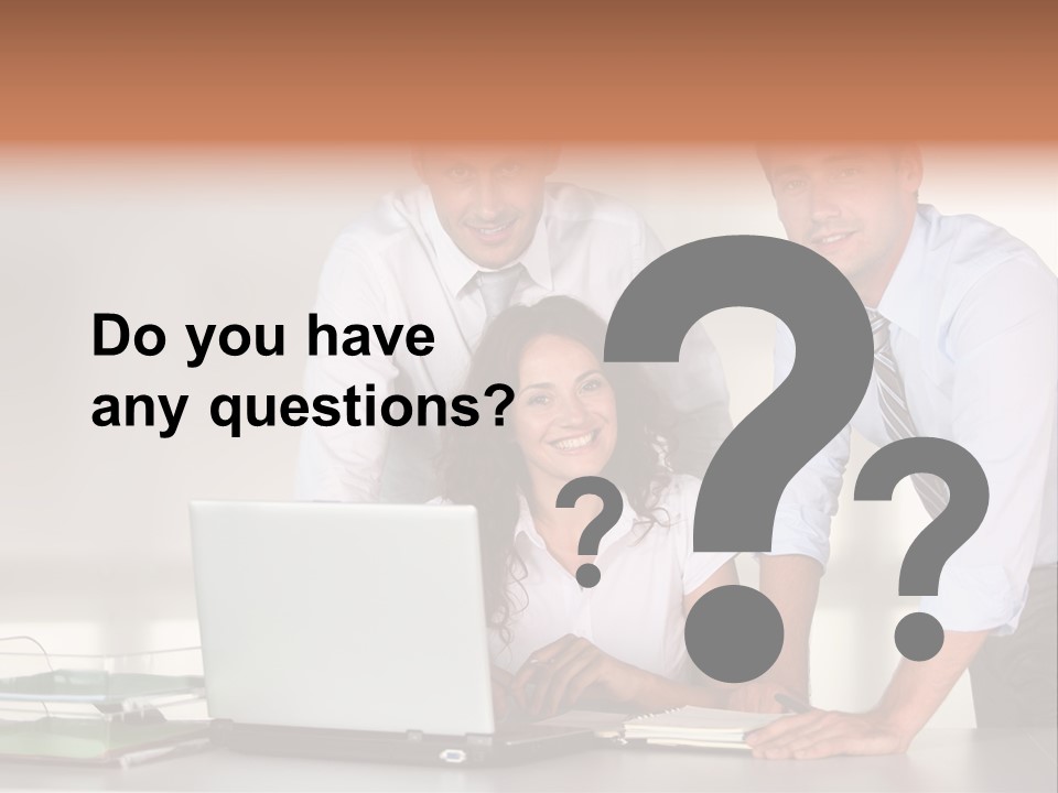 Men Adults Employees PowerPoint Template