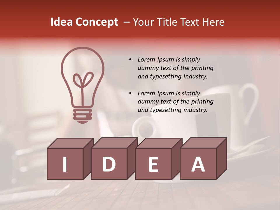 Fashion Taste Eyes PowerPoint Template