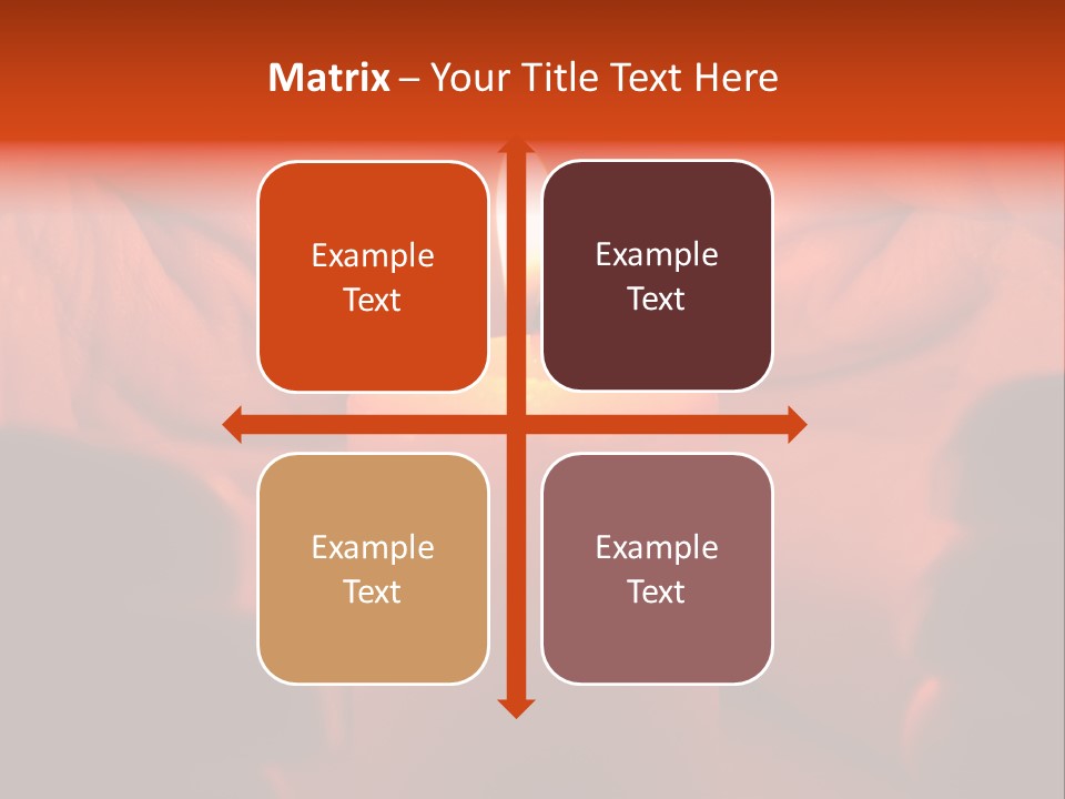 Hand Cupped Hold PowerPoint Template