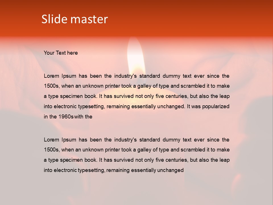 Hand Cupped Hold PowerPoint Template