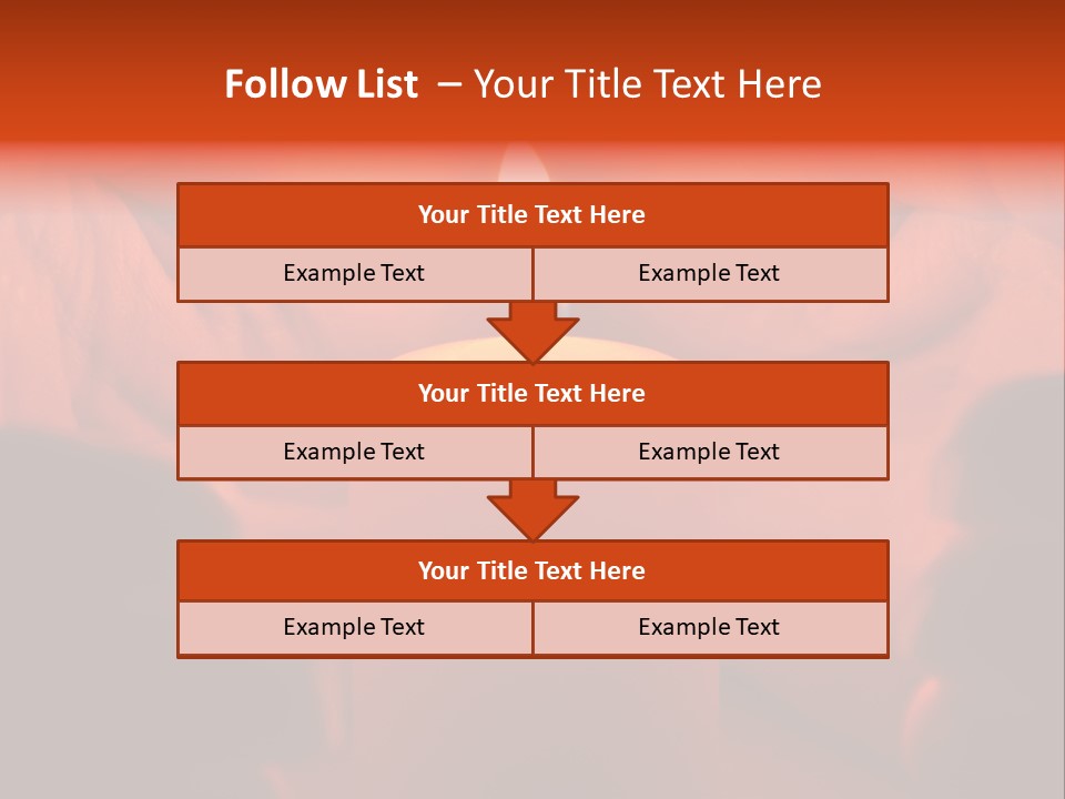 Hand Cupped Hold PowerPoint Template