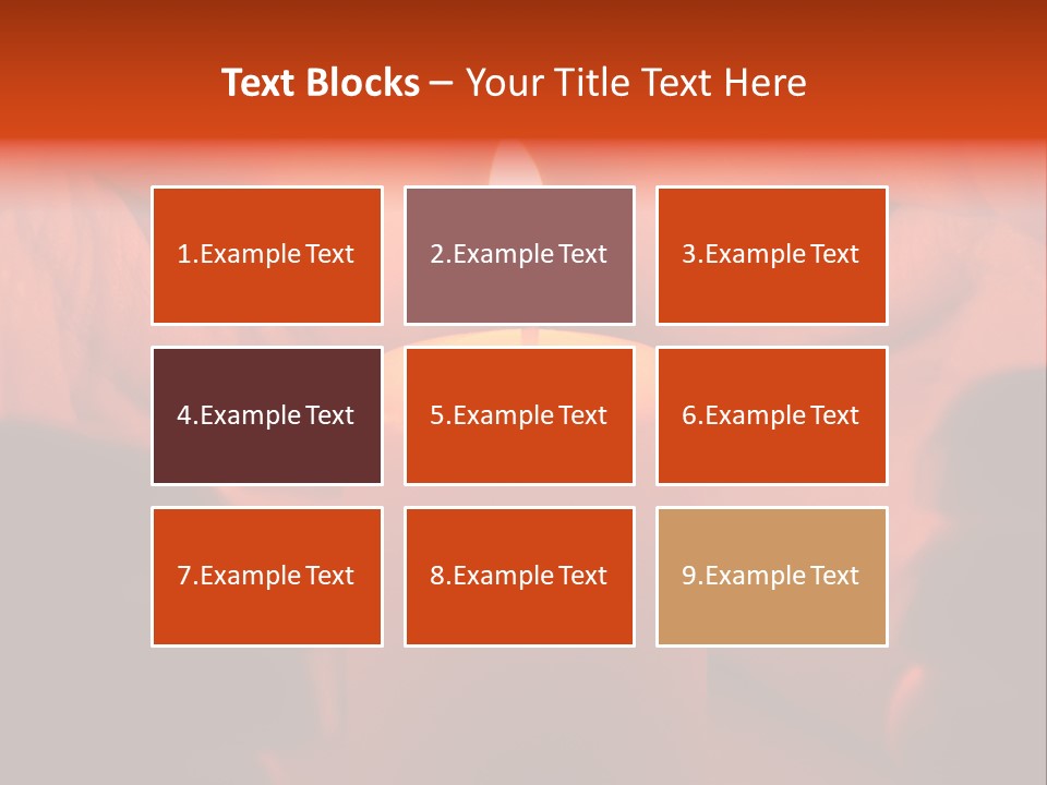 Hand Cupped Hold PowerPoint Template