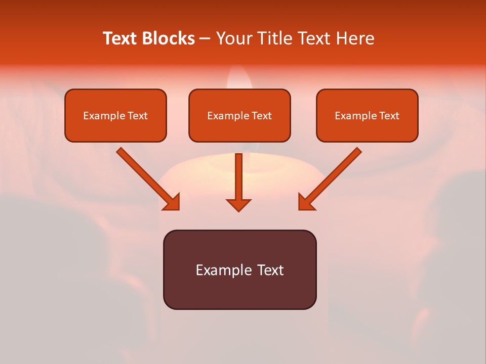 Hand Cupped Hold PowerPoint Template