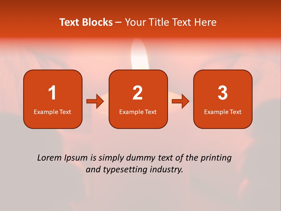Hand Cupped Hold PowerPoint Template