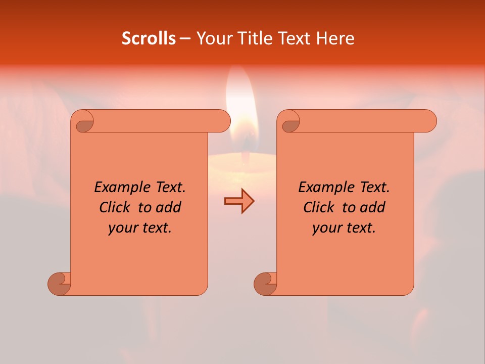 Hand Cupped Hold PowerPoint Template