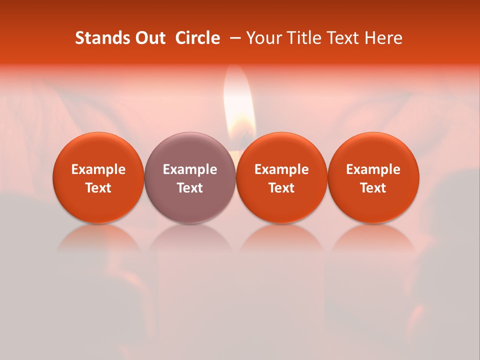 Hand Cupped Hold PowerPoint Template