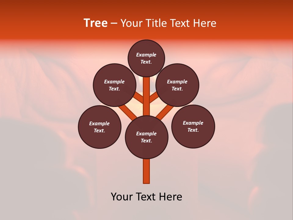 Hand Cupped Hold PowerPoint Template