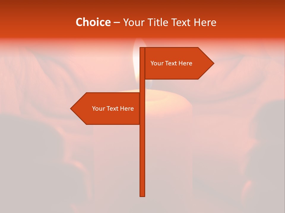 Hand Cupped Hold PowerPoint Template
