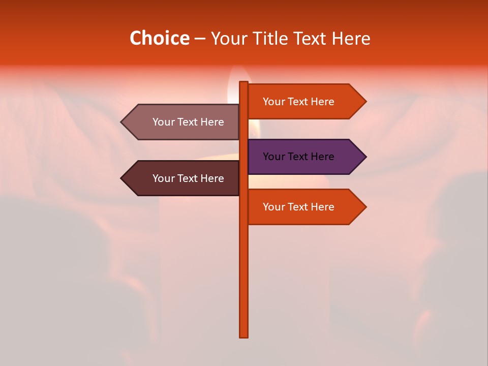 Hand Cupped Hold PowerPoint Template
