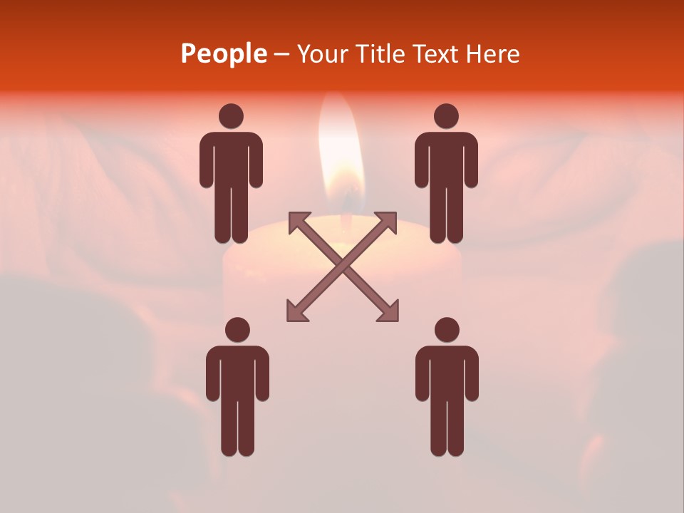 Hand Cupped Hold PowerPoint Template