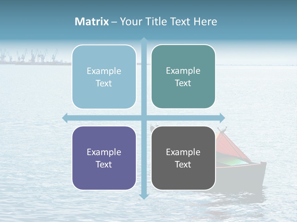 Water Harbor Sea PowerPoint Template