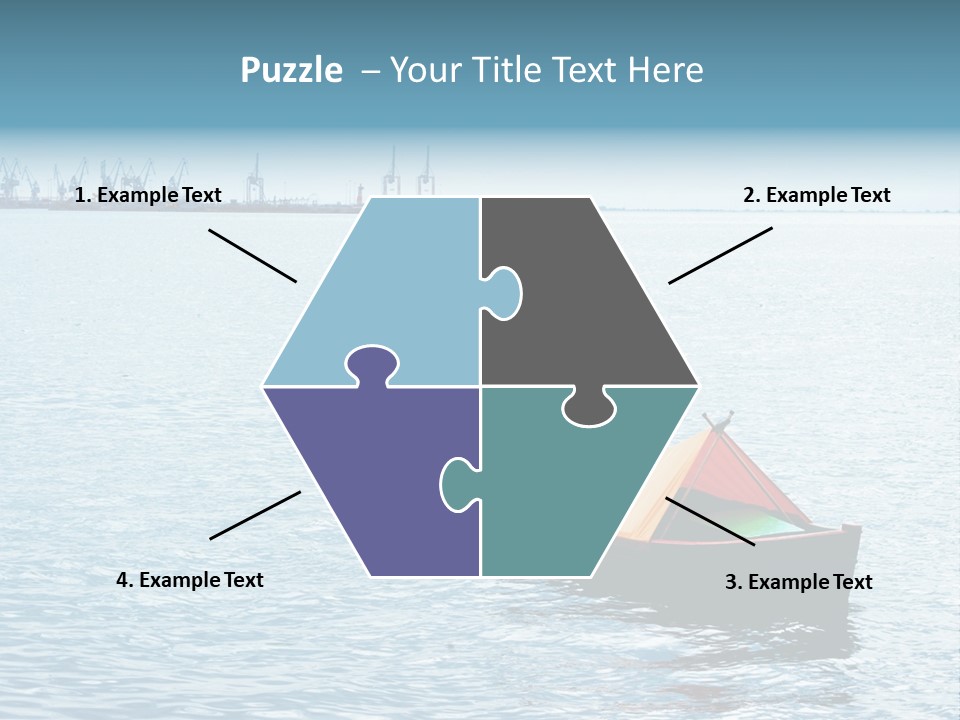 Water Harbor Sea PowerPoint Template