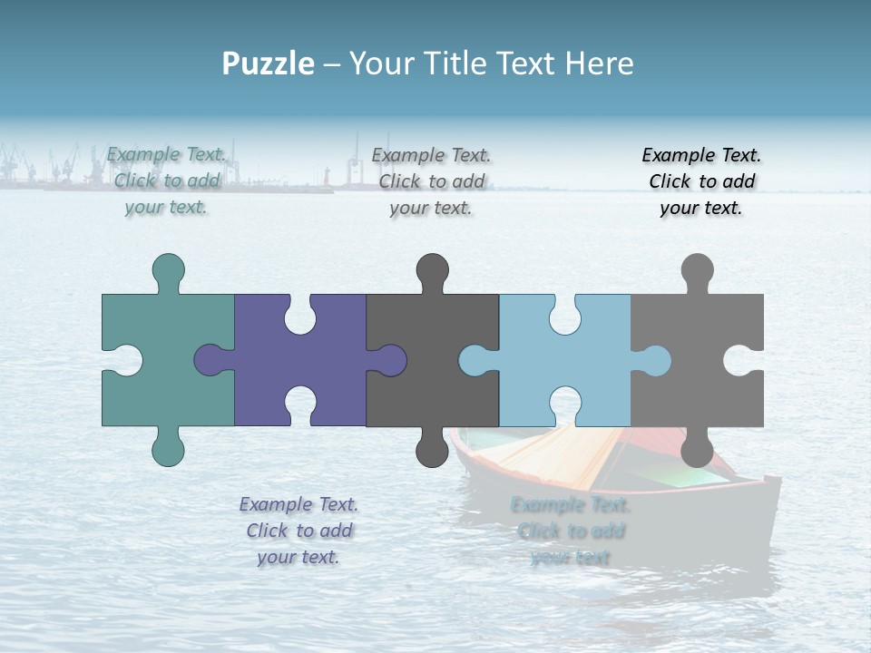 Water Harbor Sea PowerPoint Template