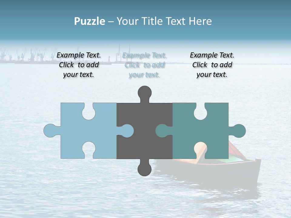 Water Harbor Sea PowerPoint Template