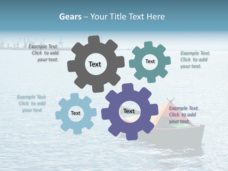 Water Harbor Sea PowerPoint Template