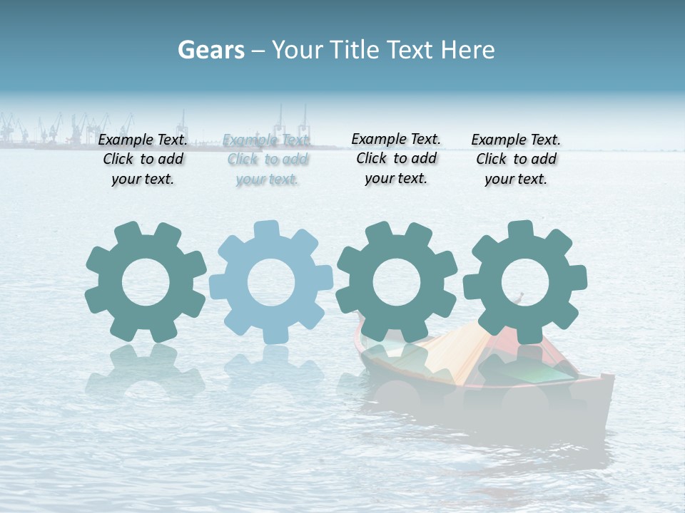 Water Harbor Sea PowerPoint Template