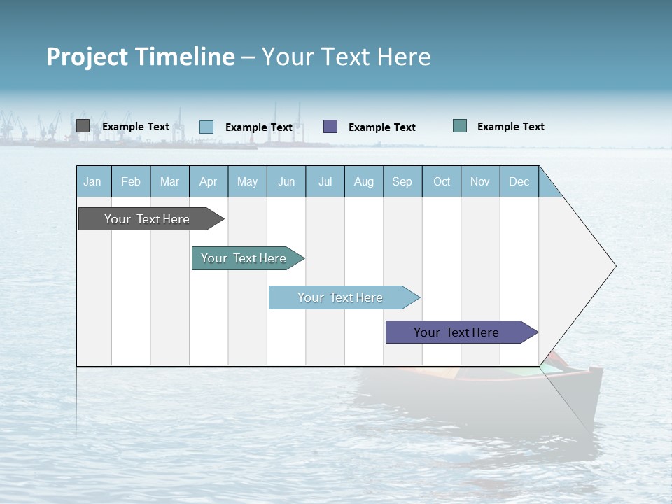 Water Harbor Sea PowerPoint Template