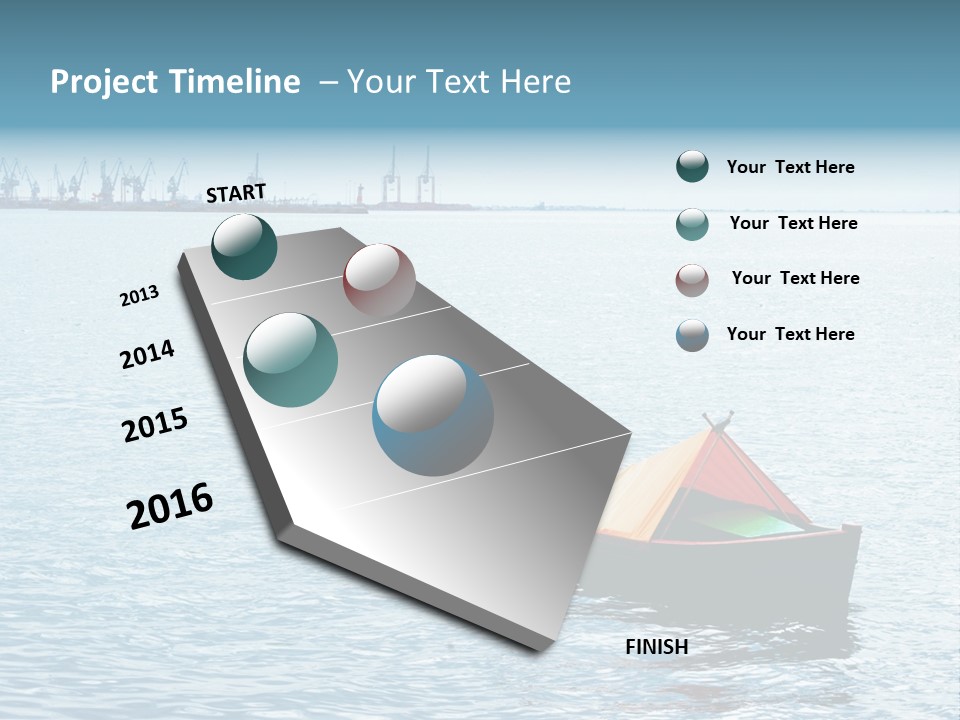 Water Harbor Sea PowerPoint Template
