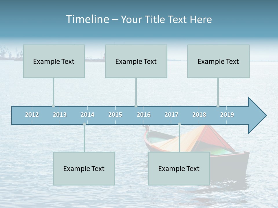 Water Harbor Sea PowerPoint Template