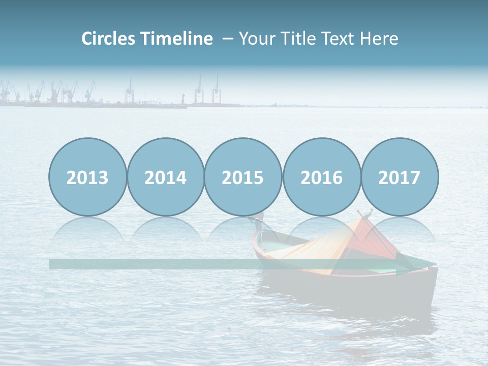 Water Harbor Sea PowerPoint Template