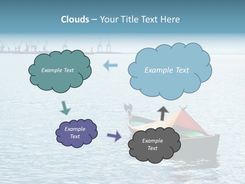 Water Harbor Sea PowerPoint Template