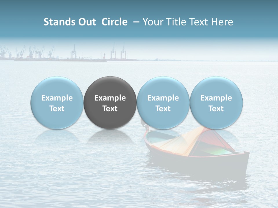Water Harbor Sea PowerPoint Template