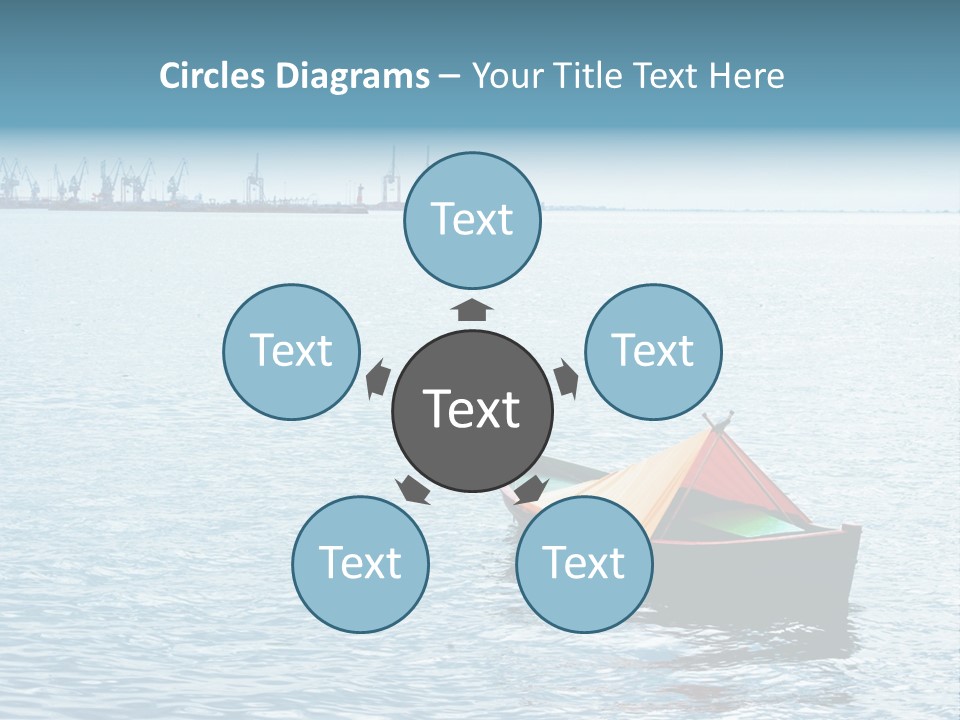 Water Harbor Sea PowerPoint Template