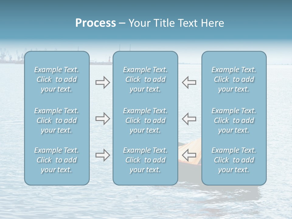 Water Harbor Sea PowerPoint Template