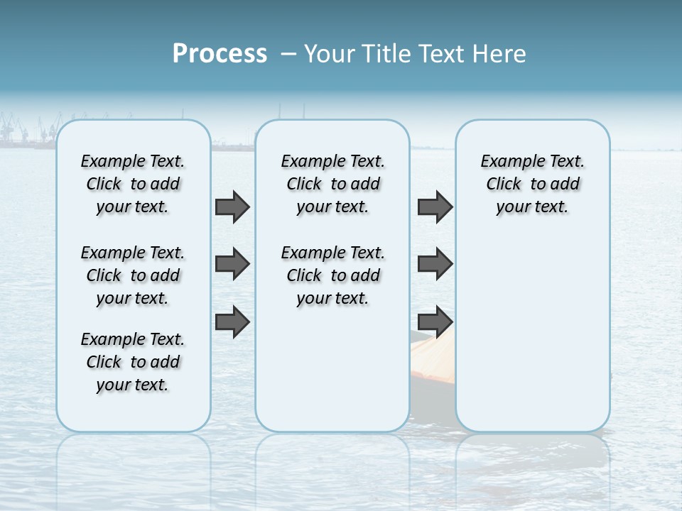 Water Harbor Sea PowerPoint Template