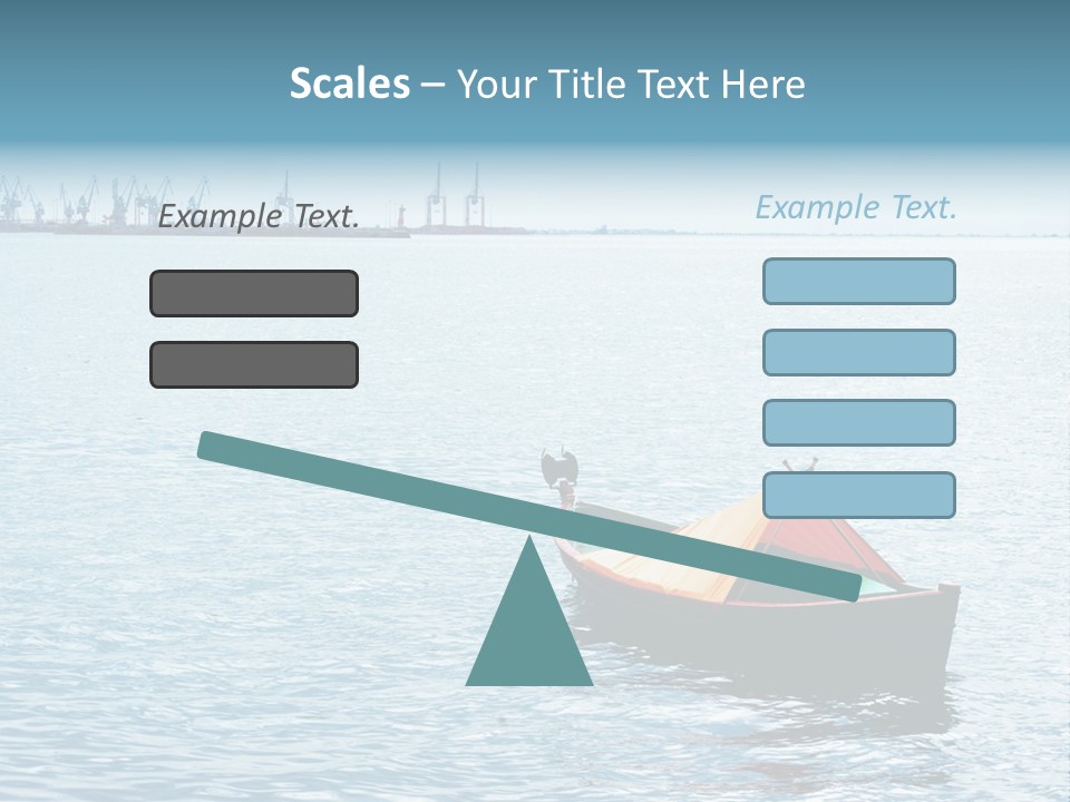 Water Harbor Sea PowerPoint Template