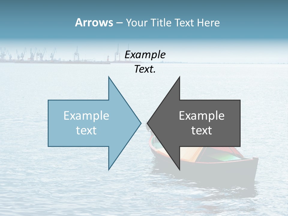 Water Harbor Sea PowerPoint Template