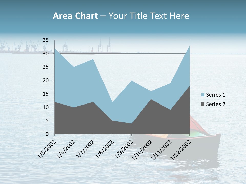Water Harbor Sea PowerPoint Template