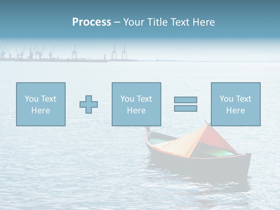 Water Harbor Sea PowerPoint Template
