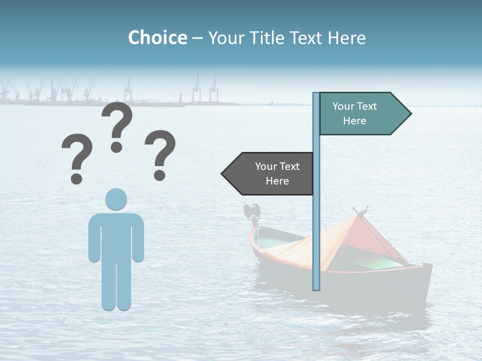 Water Harbor Sea PowerPoint Template