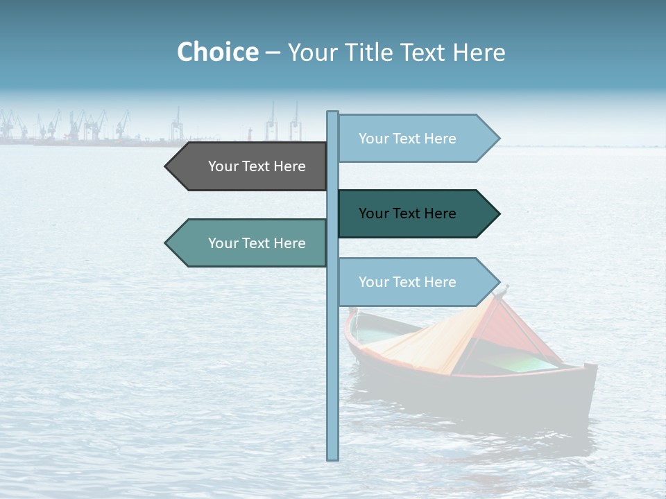 Water Harbor Sea PowerPoint Template