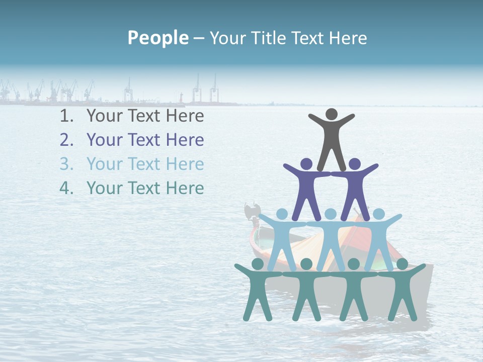 Water Harbor Sea PowerPoint Template