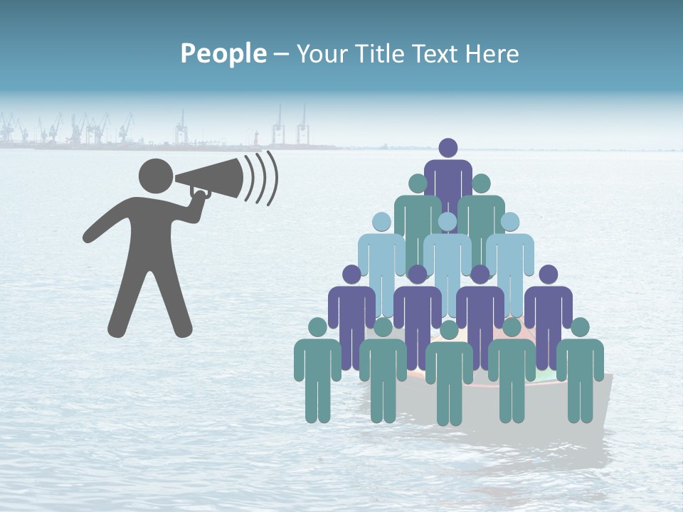 Water Harbor Sea PowerPoint Template