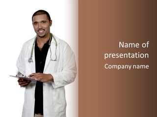 Happy Handsome Professional PowerPoint Template