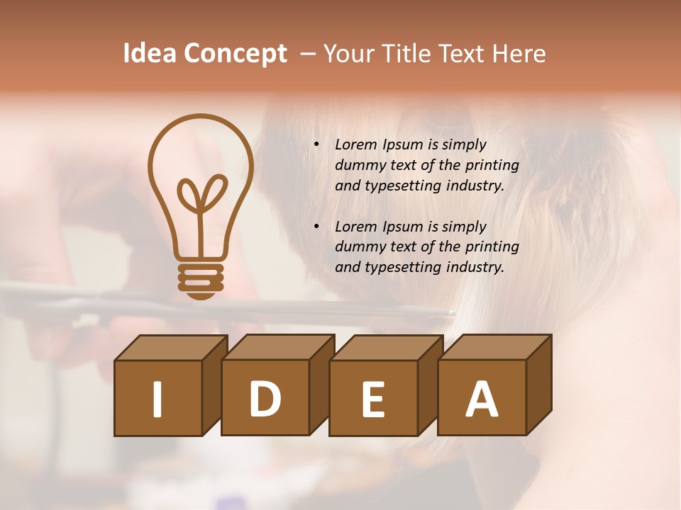 Small Tool Human PowerPoint Template