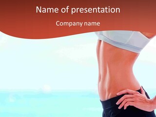 Fitness Losing Sea PowerPoint Template