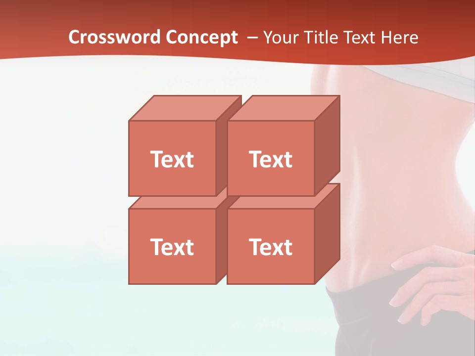 Fitness Losing Sea PowerPoint Template