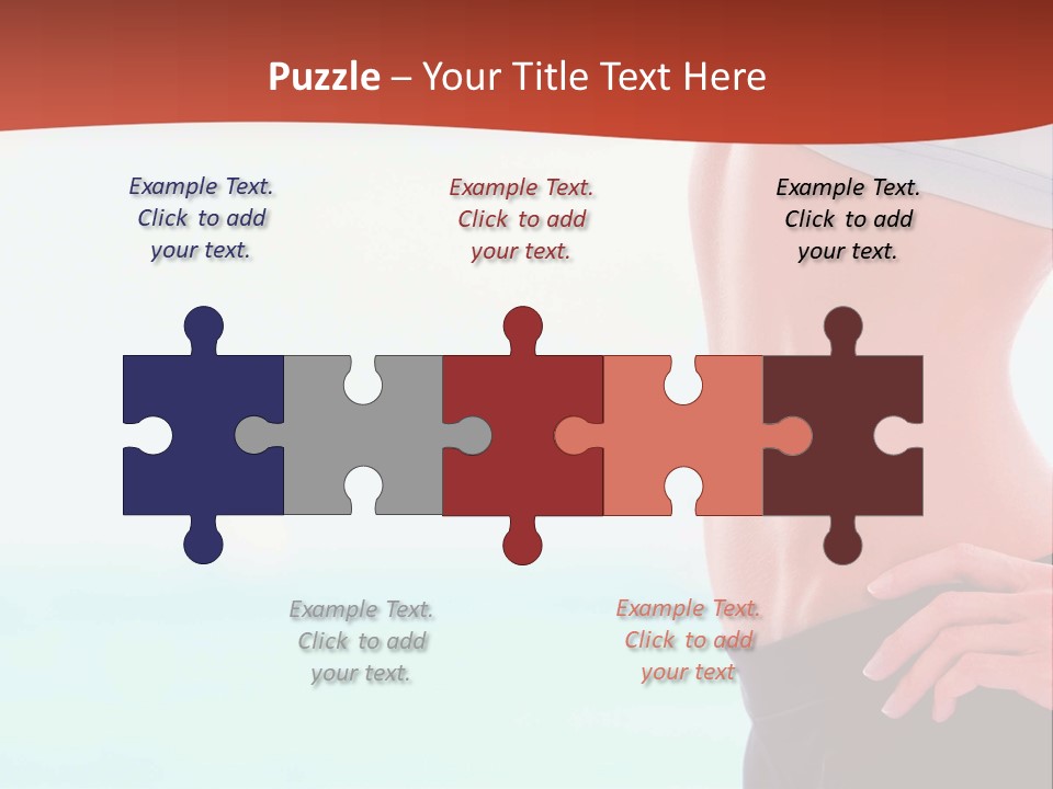 Fitness Losing Sea PowerPoint Template