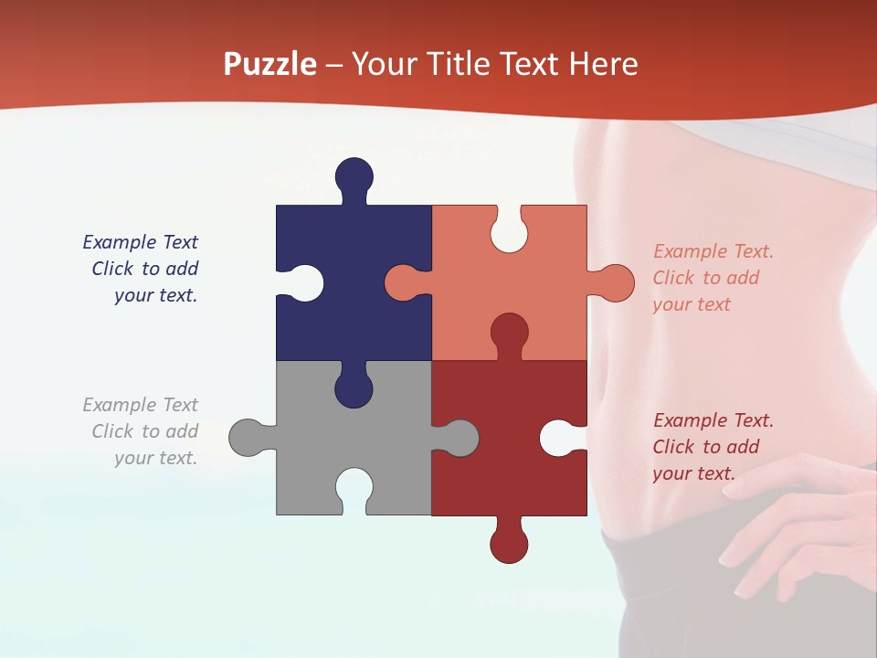 Fitness Losing Sea PowerPoint Template