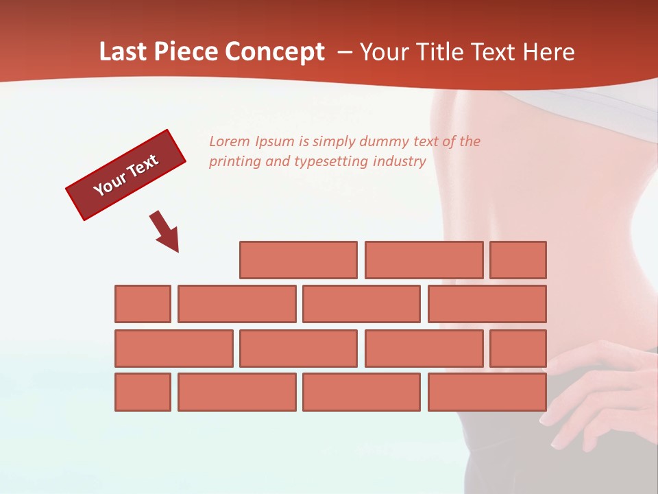 Fitness Losing Sea PowerPoint Template