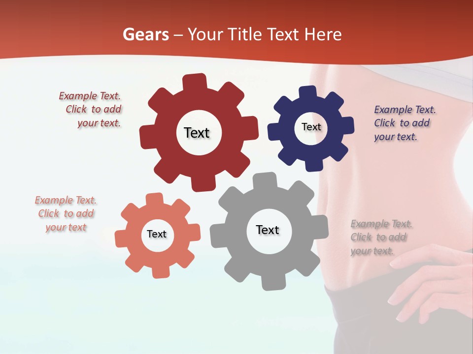 Fitness Losing Sea PowerPoint Template