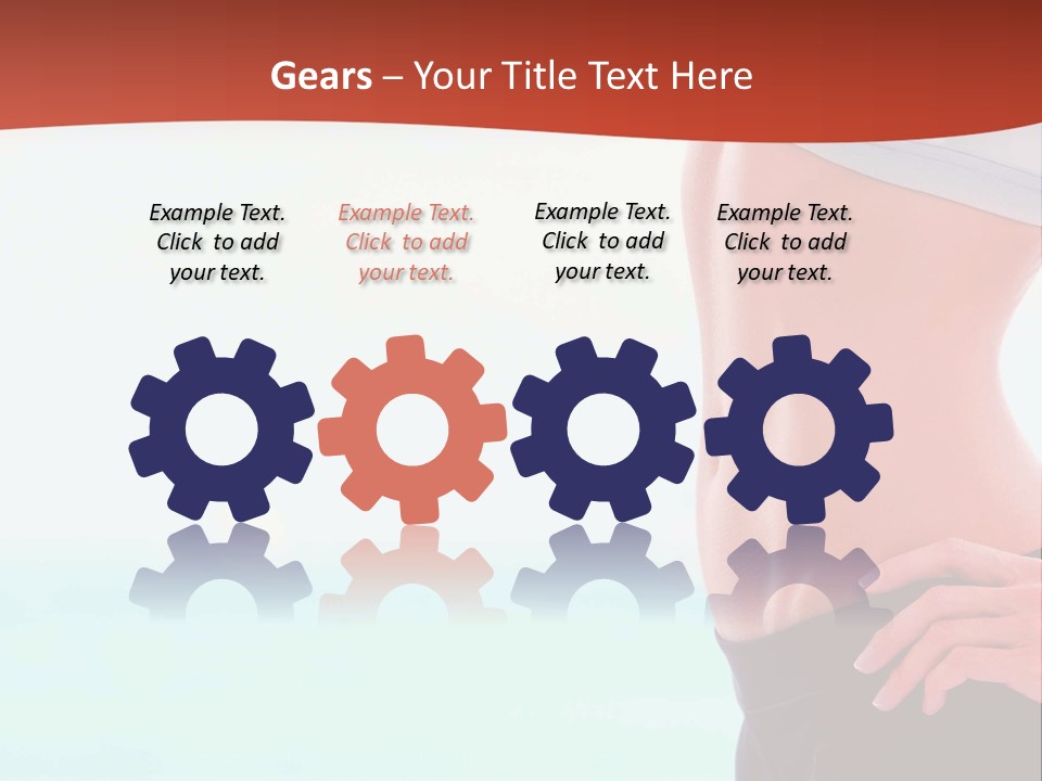 Fitness Losing Sea PowerPoint Template